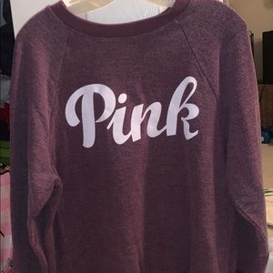 small pink pull over
